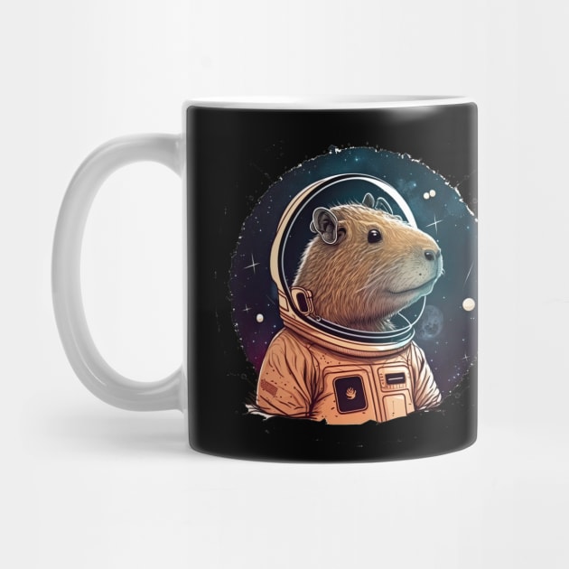 Capybara astronaut by JayD World